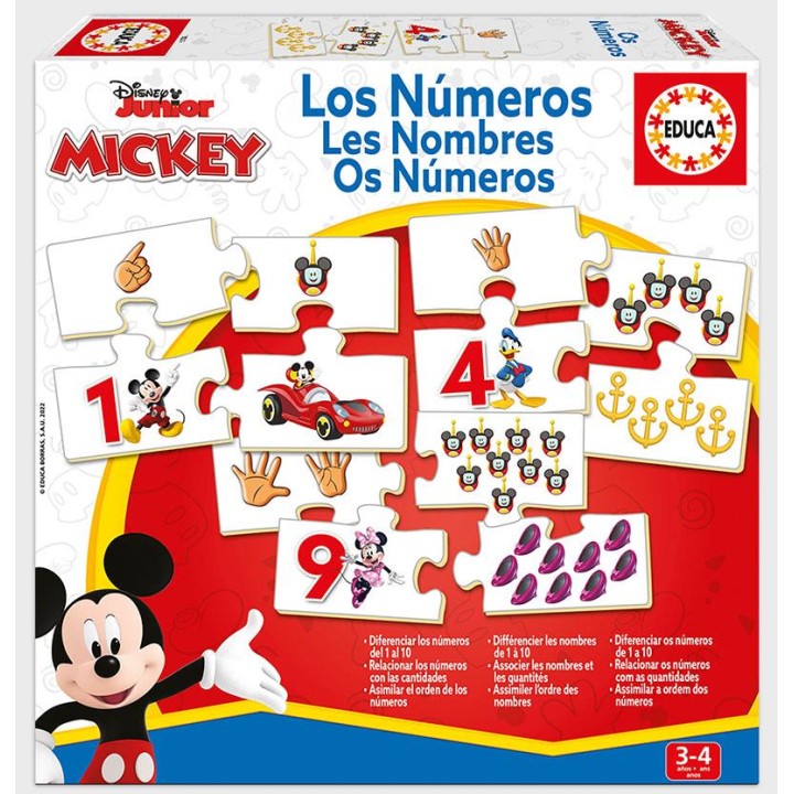 Juego Aprendo Los Números Con Mickey Y