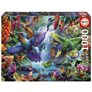 Puzzle 1000 Colibríes Tropicales