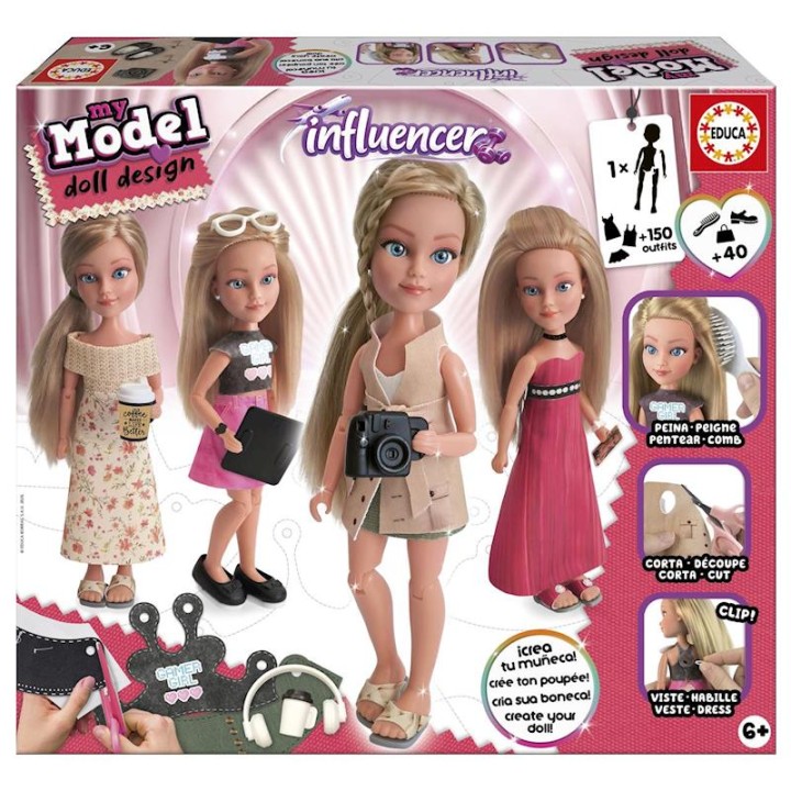 Juego Diseña My Model Influencer Incluye 