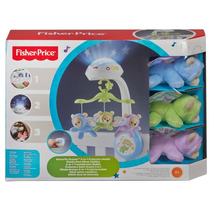 Móvil Musical Fisher Price Ositos Peluche