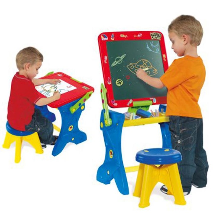 Pupitre Pizarra Con 16 Accesorios 90 Cms.
