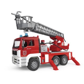 Camion De Bomberos Man, Con Gran Escalera Y M