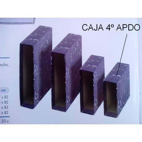 CAJA ARCHIVADOR PALANCA DOHE 4º APAISADO JASPEADO