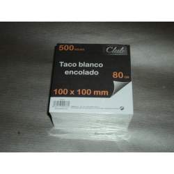 TACO ENCOLADO 10*10 CLUB BLANCO 500H 320076