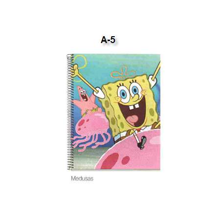 CUADERNO EUROPEAN DEC A-5 MR 11 BOB ESPONJA MEDUSAS 100H 42896