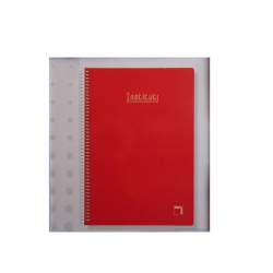 CUADERNO TD FOLIO 80H PACSA INSTITUT PAUTA 3,5 16717 ROJO