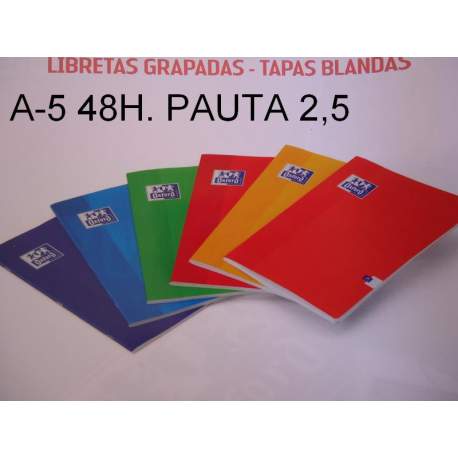 LIBRETA ENRI OXFORD SCHOOL A-5 48H PAUTA 2,5MM 287706