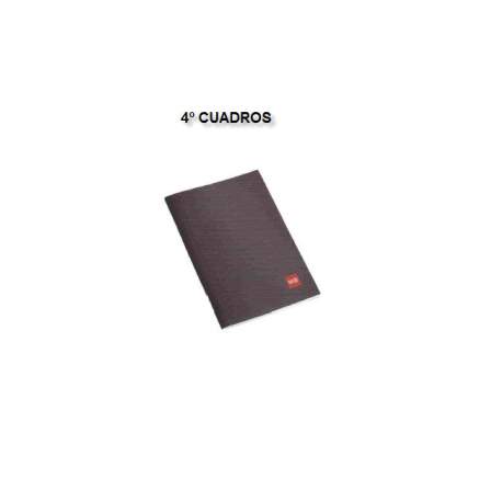 LIBRETA STONEPAPER MR 4º GRAPAS 16H NEGRA 4*4 CUADROS 1377