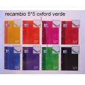 RECAMBIO ENRI OXFORD SCHOOL EUROPEAN A-4 80H 5*5 VERDE 121600034