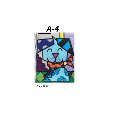 CUADERNO EUROPEAN A-4 MR14 120H BRITTO BABY 47874