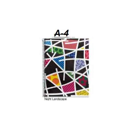 CUADERNO EUROPEAN A-4 MR14 120H BRITTO NIGHT LANDSCAPE 47875