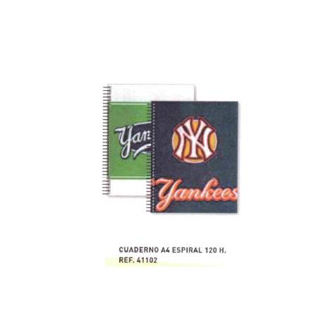 CUADERNO EUROPEAN A-4 SENFORT 12 NY YANKEES 120H 41102