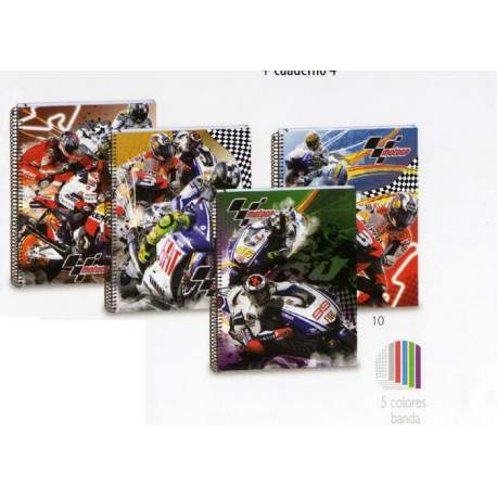 CUADERNO EUROPEAN DEC A-4 ENRI 10 MOTO GP 100H 10594364