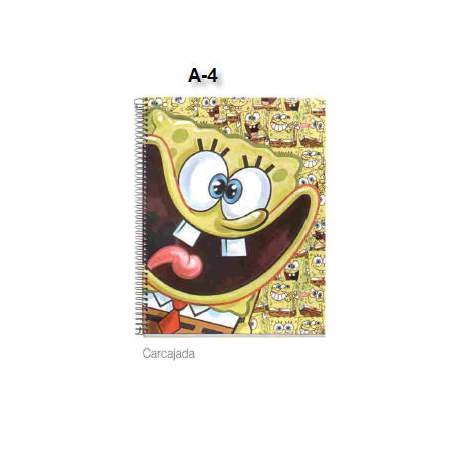 CUADERNO EUROPEAN DEC A-4 MR 11 BOB ESPONJA CARCAJADAS 100H 42894