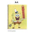 CUADERNO EUROPEAN DEC A-4 MR 11 BOB ESPONJA HARMUGUESAS 100H 42895