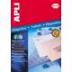 ETIQUETAS APLI INKJET A-4 TRANSPARENTE 48.5*25.4 10H 10050