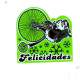 ETIQUETAS FELICIDADES ARGU NAVIDAD BICI NOEL FELICIDADES 250U. MOD 121