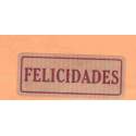 ETIQUETAS FELICIDADES EURO KRAFT RECTANGULAR 450U 42/5811