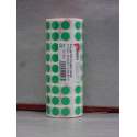 ETIQUETAS PRYSE GOMETS ROLLO CIRCULO 10,5 VERDE 1041003