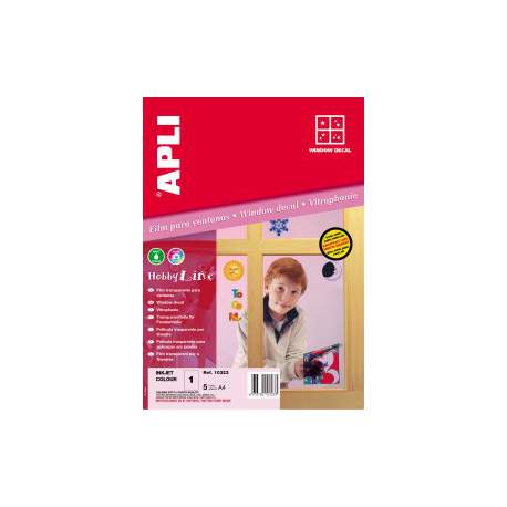 PAPEL APLI HOBBY LINE FILM TRANSP. PARA VENTANAS 5H