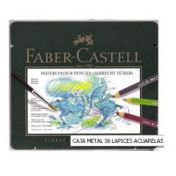 LAPIZ FABER-CASTELL ALBRECHT DURER ACUAREABLE METAL 36 COLORES 117536