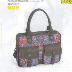 MALETIN ARSAMAR14 LOIS FLOWER BLOOM PORTATIL 15,6 38CM 41739