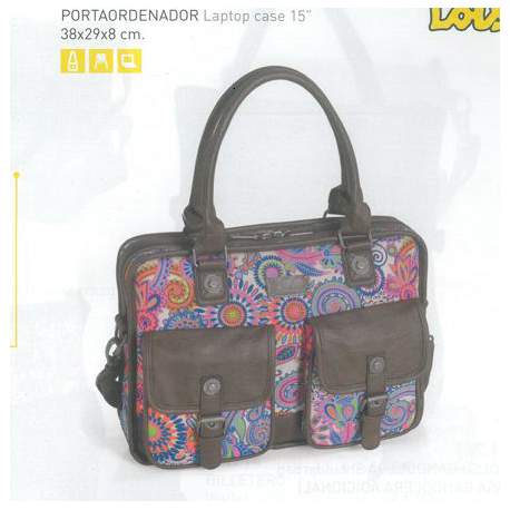 MALETIN ARSAMAR14 LOIS FLOWER BLOOM PORTATIL 15,6 38CM 41739
