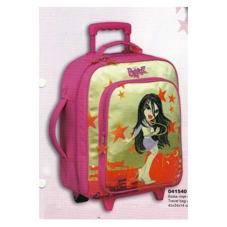 MOCHILA PERONA 08 BRATZ GOLD CARRO 041540