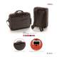 BOLSO GABOL PRO ENZO MOCHILA/BANDOLERA ORDENADOR 15,6 CHOCOLATE 406502