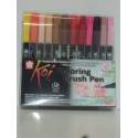 ROTULADOR KOI COLORING BRUSH PEN 24 COLORES XBR-24A PUNTA PINCEL