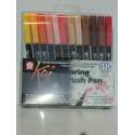 ROTULADOR KOI COLORING BRUSH PEN 48 COLORES XBR-48A PUNTA PINCEL