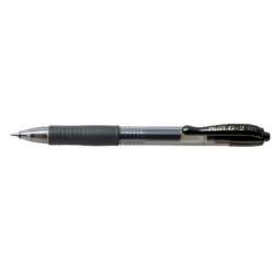 ROTULADOR PILOT G-2 GEL INK RETRACTIL NEGRO C/12U