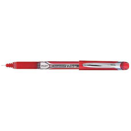 ROTULADOR PILOT V-7 GRIP ROJO C/12U