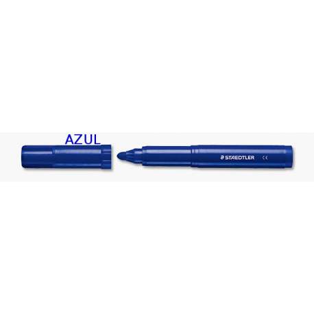 ROTULADOR STAEDTLER 340WP6-3 WATERCOLOR GRUESO AZUL FUERTE 6U