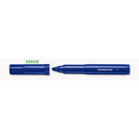 ROTULADOR STAEDTLER 340WP6-5 WATERCOLOR GRUESO VERDE FUERTE 6U