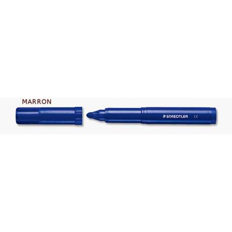 ROTULADOR STAEDTLER 340WP6-7 WATERCOLOR GRUESO MARRON 6U