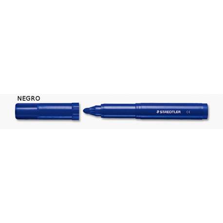 ROTULADOR STAEDTLER 340WP6-9 WATERCOLOR GRUESO NEGRO 6U