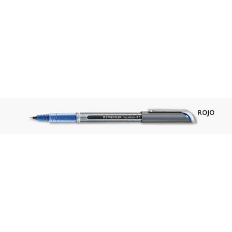 ROTULADOR STAEDTLER LIQUID POINT AVISPA ROJO C/10U