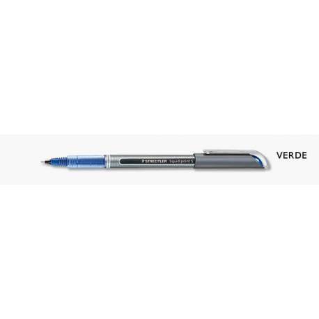 ROTULADOR STAEDTLER LIQUID POINT AVISPA VERDE C/10U