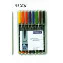 ROTULADOR STAEDTLER LUMOCOLOR MEDIO 8 COLORES 317WP8