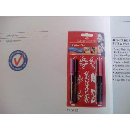ROTULADOR FABER-CASTELL TATTO 4U + PLANTILLAS 150002