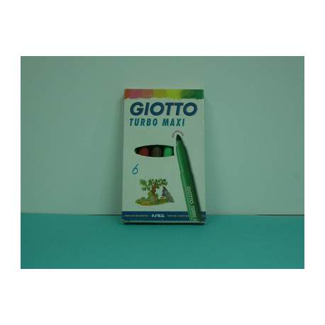 ROTULADOR GIOTTO TURBO MAXI FILA 6 COLORES