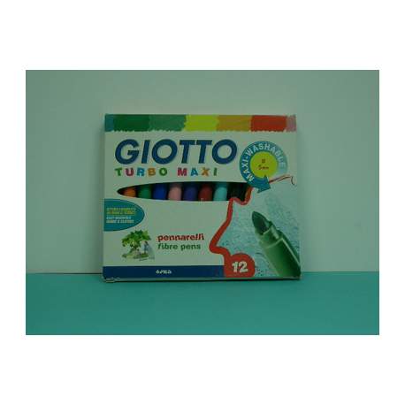 ROTULADOR GIOTTO TURBO MAXI FILA 12 COLORES