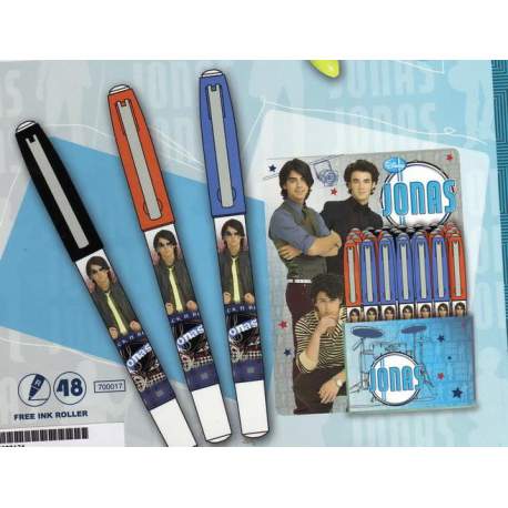 ROTULADOR INOXCROM 09 JONAS BROTHERS ROLLER FREE INK