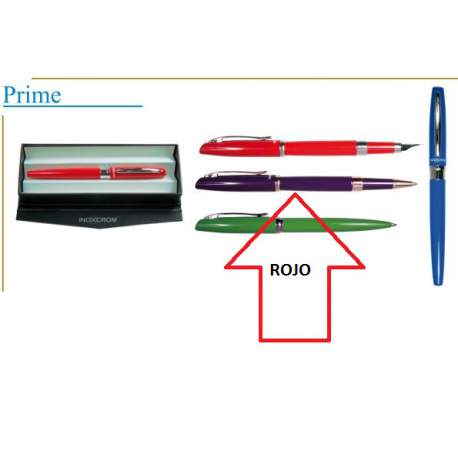 ROTULADOR INOXCROM PRIME ROJO C/ESTUCHE 10351005