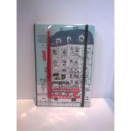 SET DEC CUADERNO 4º C/PLUMILLA LEBER DECORADO LONDRES 99.555