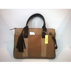 BOLSO MATTIES BANDOLERA MUJER POLIPIEL CAMEL 42CM 3532