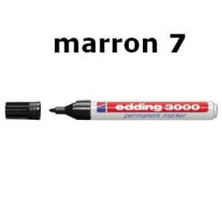 MARCD. EDDING Nº 3000 MARRON 7 C/10U