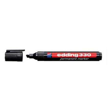 MARCD. EDDING Nº 330 PLASTICO NEGRO C/10U