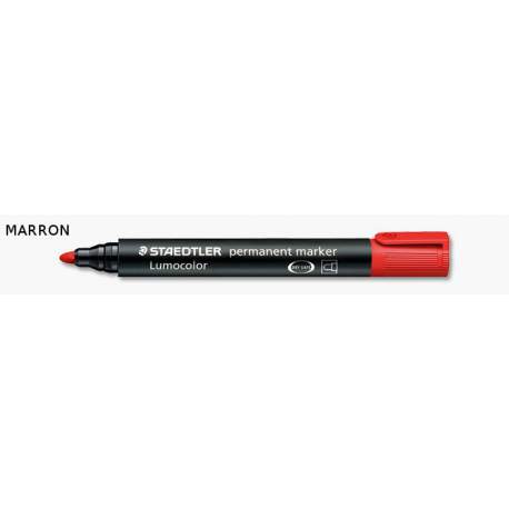 MARCD. STAEDTLER LUMOCOLOR 352 REDONDA MARRON C/10U